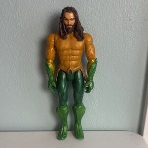 2018 DC Comics Aquaman Jason Mamoa Action Figure - Green and Gold